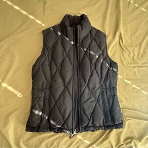 Eddie Bauer Women's Black Quilted Vest